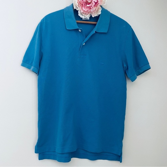 Brooks Brothers Performance Polo Slim Fit Blue Medium - Picture 1 of 7